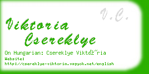 viktoria csereklye business card